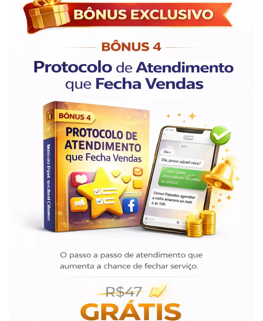 Protocolo de atendimento que fecha vendas